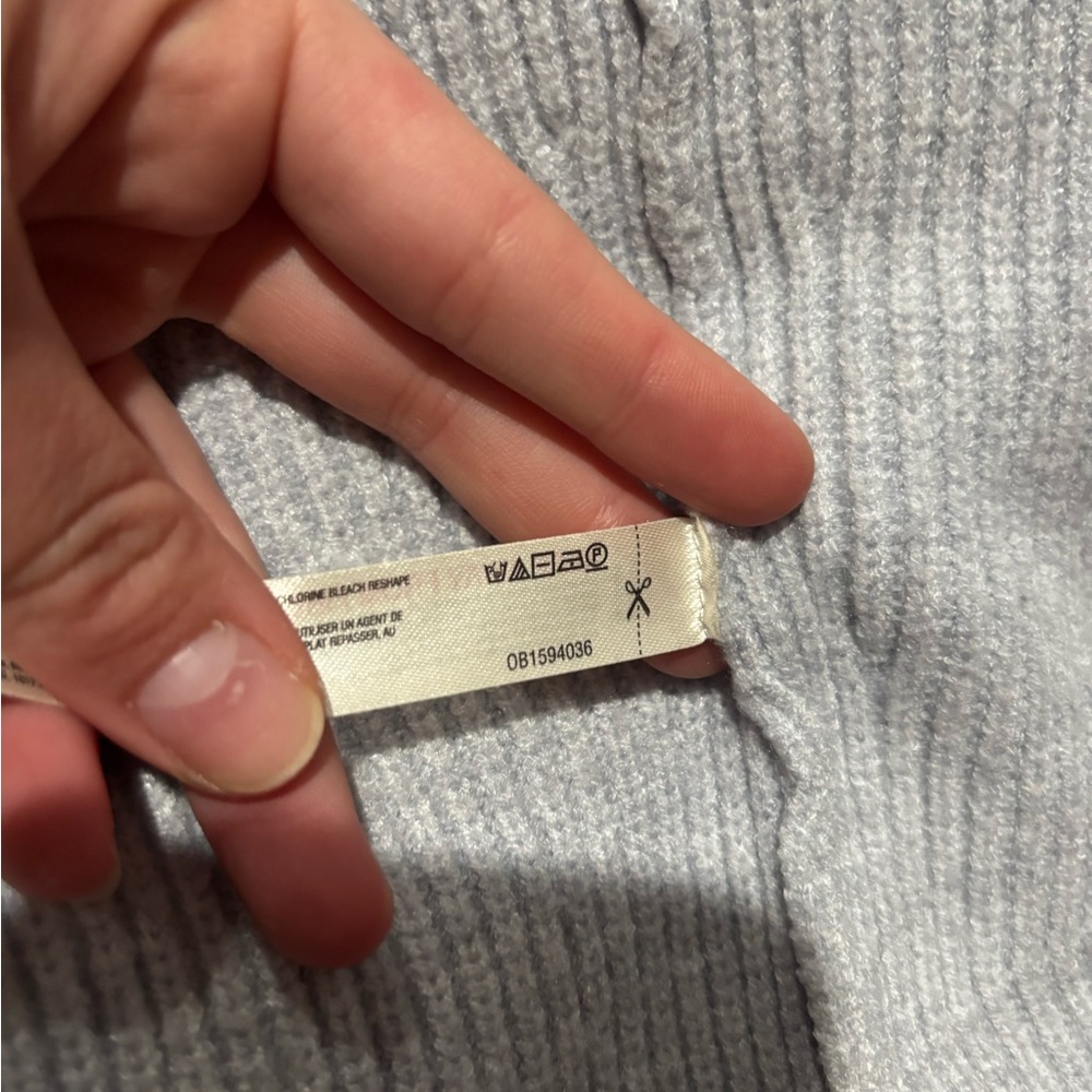 Anthropologie Daily Practice The Snow Bird Cardigan In Light Grey Size XS/S - Picture 8 of 8